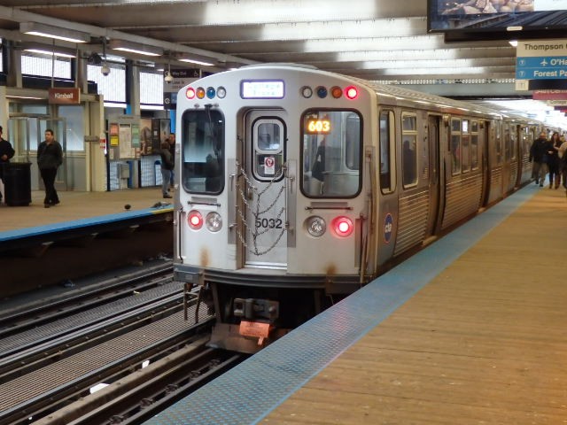 Foto: estación del Elevado - Chicago (Illinois), Estados Unidos