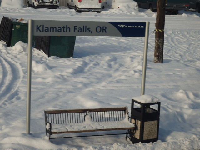 Foto: estación de Amtrak - Klamath Falls (Oregon), Estados Unidos