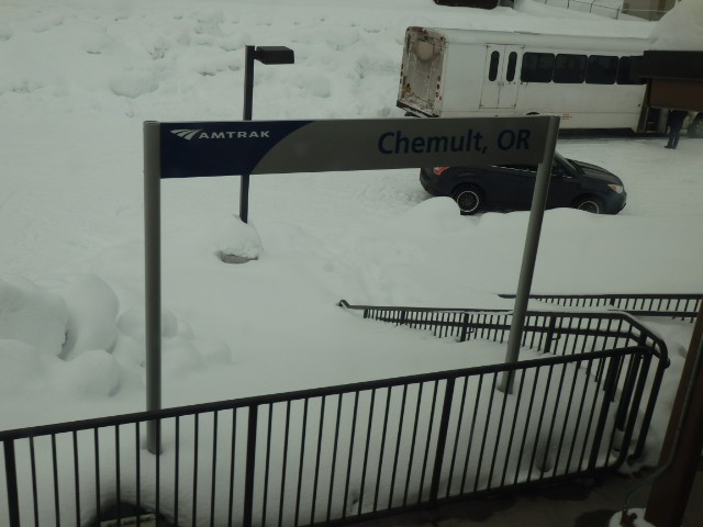 Foto: estación de Amtrak - Chemult (Oregon), Estados Unidos