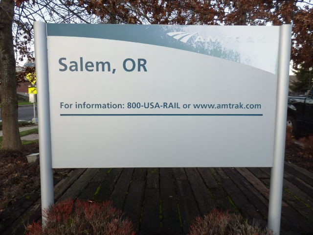 Foto: estación de Amtrak - Salem (Oregon), Estados Unidos