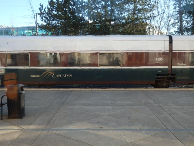 Foto: tren Cascades en estación Salem - Salem (Oregon), Estados Unidos