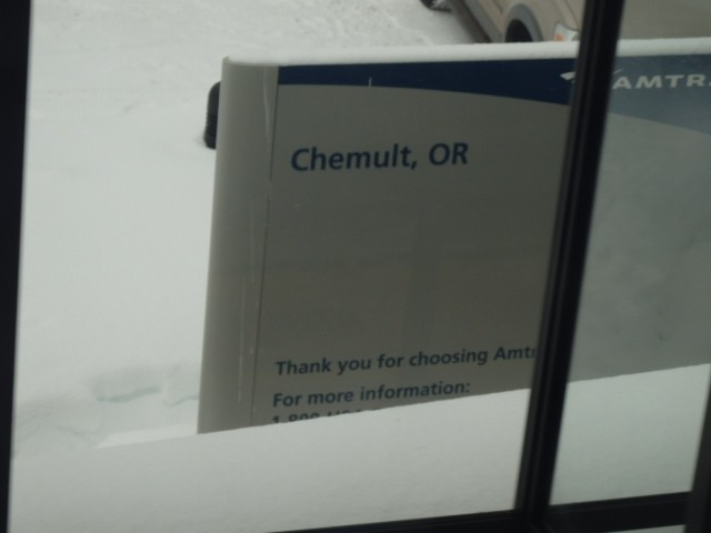 Foto: estación de Amtrak - Chemult (Oregon), Estados Unidos