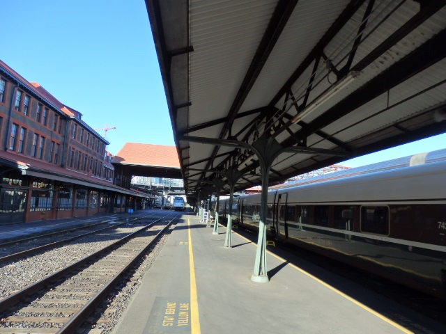 Foto: tren Cascades en estación Portland - Portland (Oregon), Estados Unidos