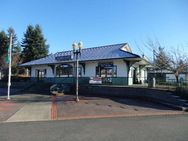 Foto: estación Olympia-Lacey, de Amtrak - Lacey (Washington), Estados Unidos