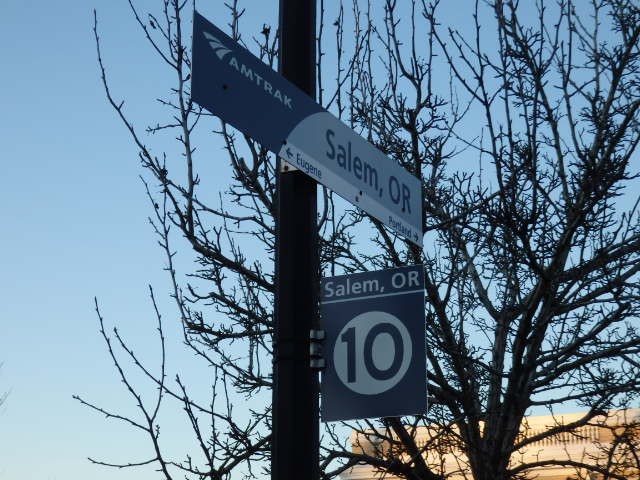 Foto: estación de Amtrak - Salem (Oregon), Estados Unidos