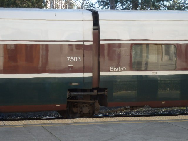 Foto: tren Cascades en estación Salem - Salem (Oregon), Estados Unidos