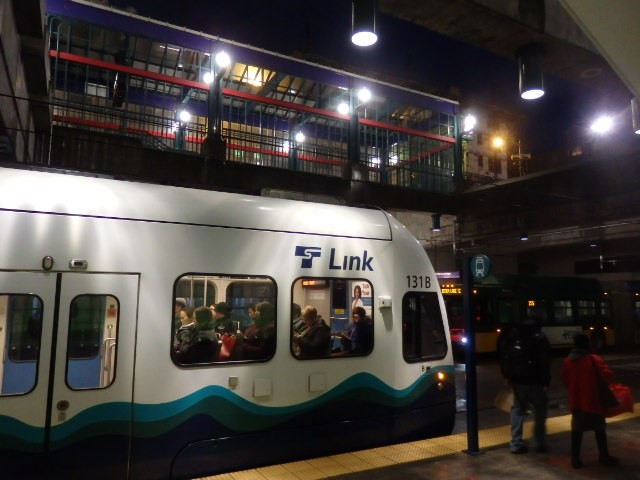 Foto: el metrotranvía Link - Seattle (Washington), Estados Unidos