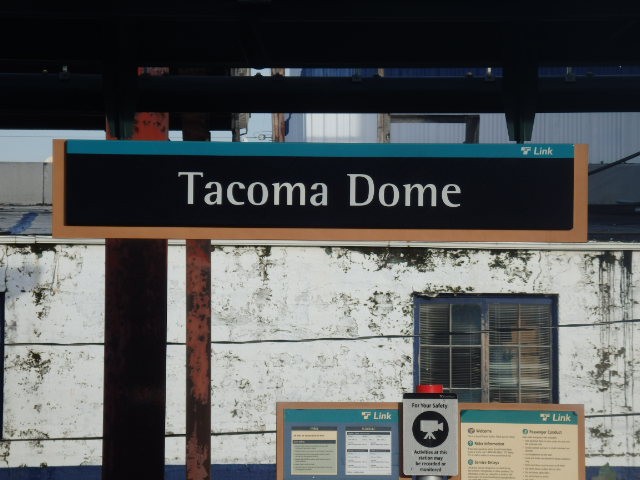 Foto: nomenclador, metrotranvía Tacoma Link - Tacoma (Washington), Estados Unidos