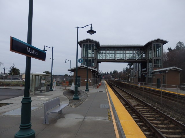 Foto: estación del Sounder (ramal norte) - Mukilteo (Washington), Estados Unidos