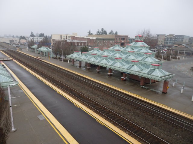 Foto: estación del Sounder (ramal sur) - Auburn (Washington), Estados Unidos