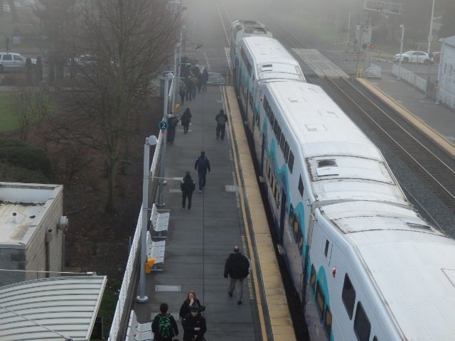 Foto: estación del Sounder (ramal sur) - Kent (Washington), Estados Unidos