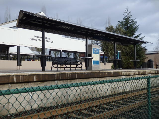 Foto: estación del WES - Tigard (Oregon), Estados Unidos