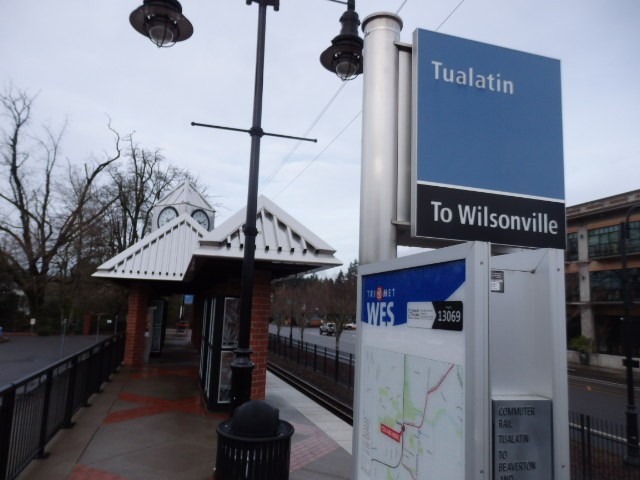 Foto: estación del WES - Tualatin (Oregon), Estados Unidos