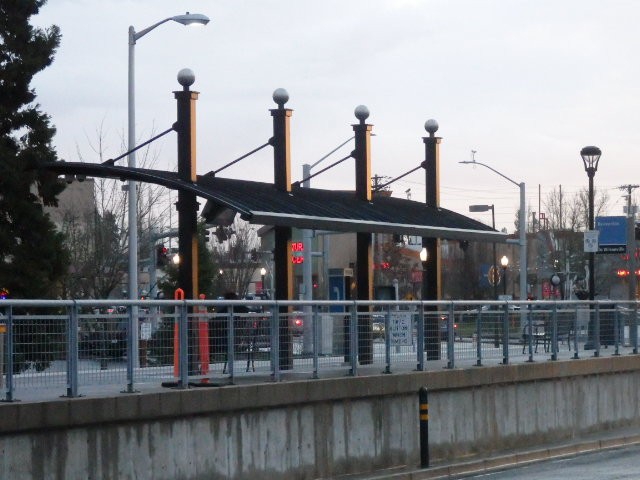 Foto: estación del WES - Beaverton (Oregon), Estados Unidos