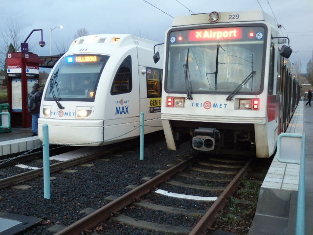 Foto: metrotranvía MAX - Beaverton (Oregon), Estados Unidos