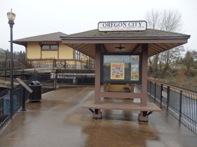 Foto: estación de Amtrak - Oregon City (Oregon), Estados Unidos