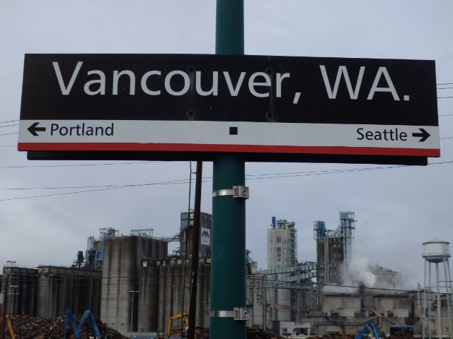 Foto: nomenclador de la estación - Vancouver (Washington), Estados Unidos