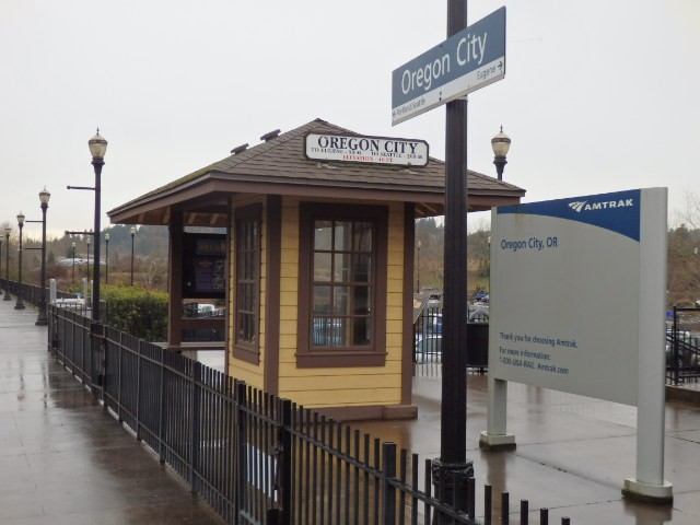 Foto: estación de Amtrak - Oregon City (Oregon), Estados Unidos