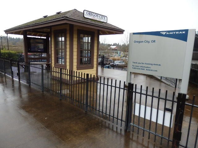 Foto: estación de Amtrak - Oregon City (Oregon), Estados Unidos