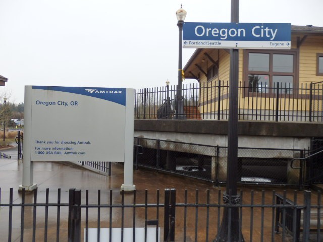 Foto: nomencladores de Amtrak - Oregon City (Oregon), Estados Unidos