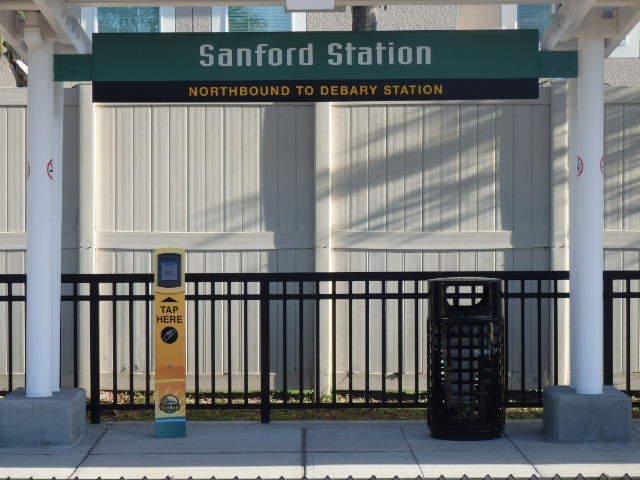 Foto: estación de SunRail - Sanford (Florida), Estados Unidos