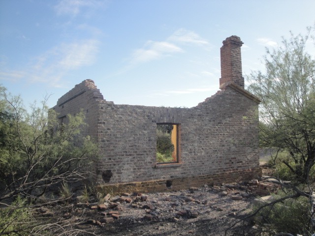 Foto: ex estación del FC San Martín - Comandante Salas (Mendoza), Argentina