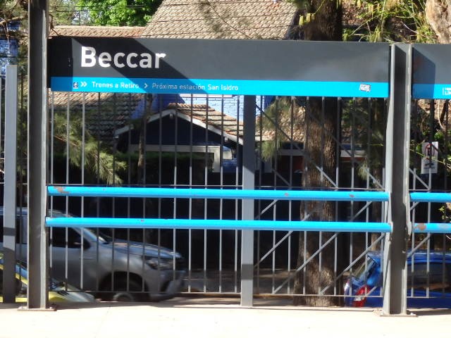 Foto: estación del FC Mitre - Beccar (Buenos Aires), Argentina