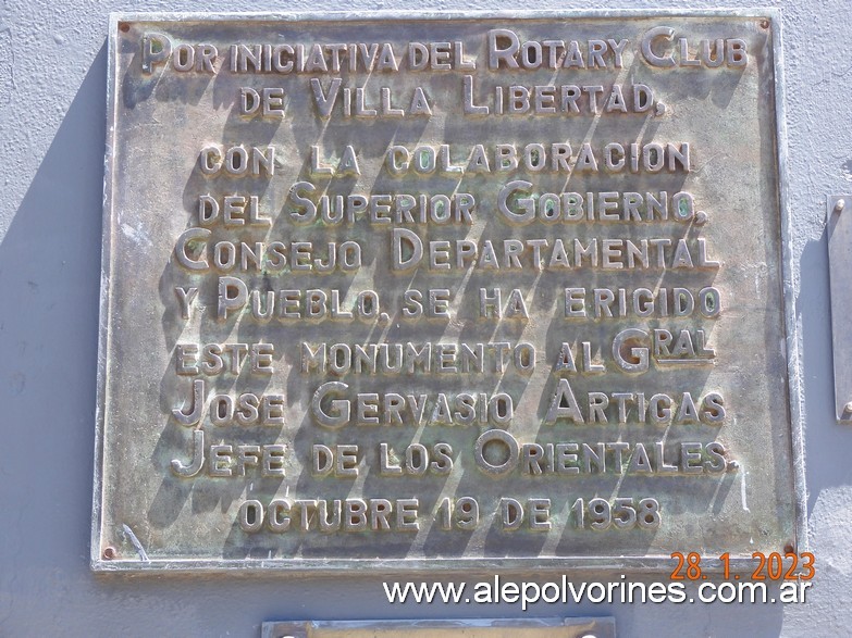 Foto: Libertad ROU - Monumento Gral Artigas - Libertad (San José), Uruguay