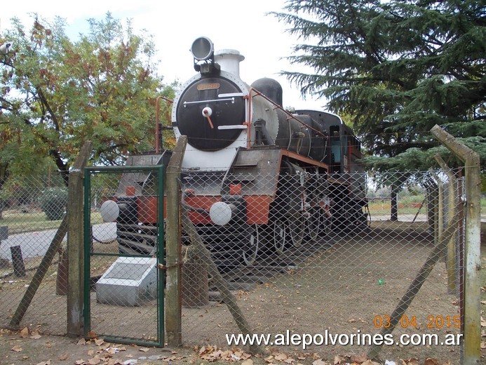 Foto: Estación Lujan - Locomotora Vulcan Foundry - Lujan (Buenos Aires), Argentina