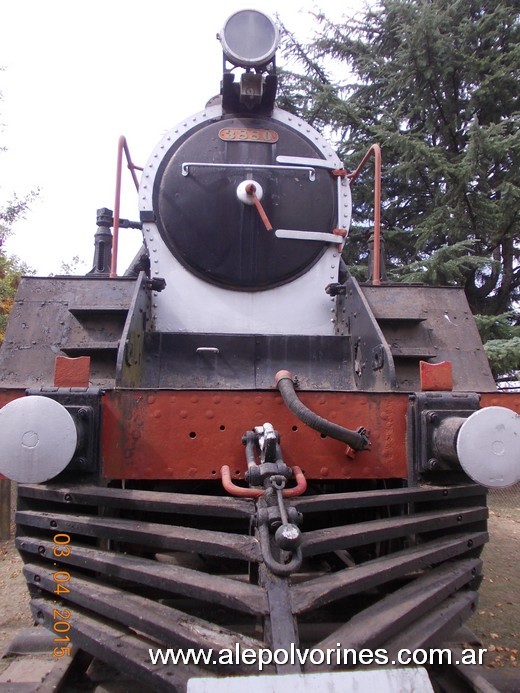 Foto: Estación Lujan - Locomotora Vulcan Foundry - Lujan (Buenos Aires), Argentina