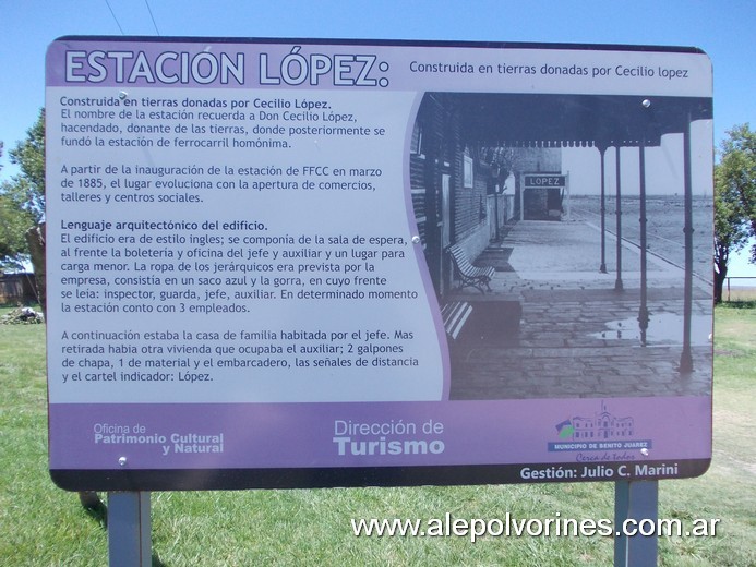 Foto: Estación López - Lopez (Buenos Aires), Argentina