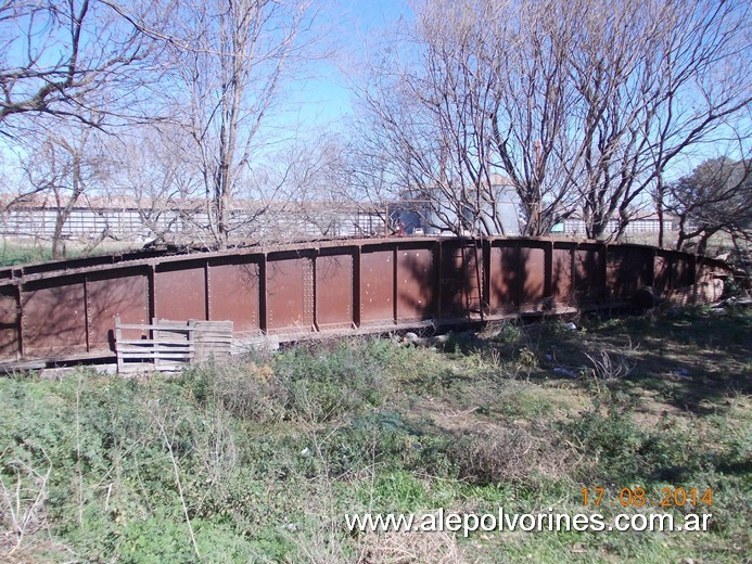 Foto: Estación Intendente Alvear - Mesa Giratoria - Intendente Alvear (La Pampa), Argentina