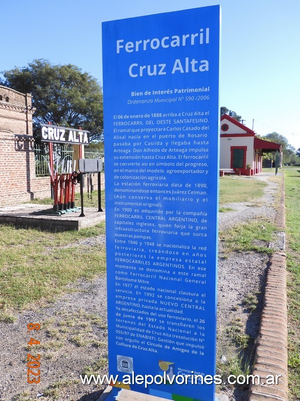 Foto: Estación Cruz Alta - Cruz Alta (Córdoba), Argentina