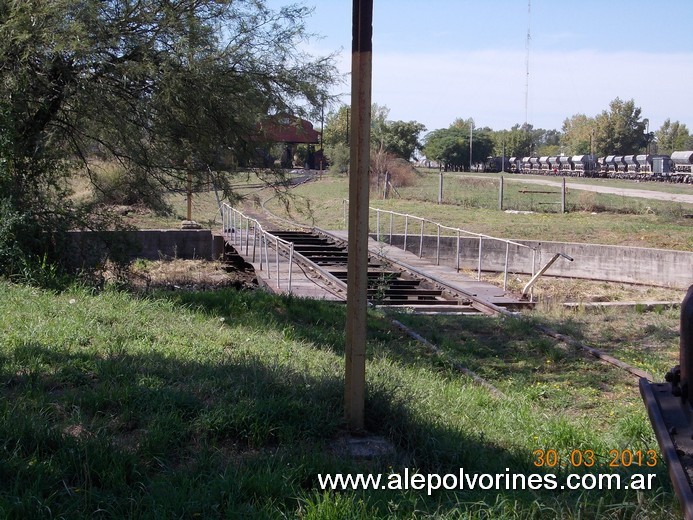 Foto: Estación Justo Daract - Mesa Giratoria - Justo Daract (San Luis), Argentina