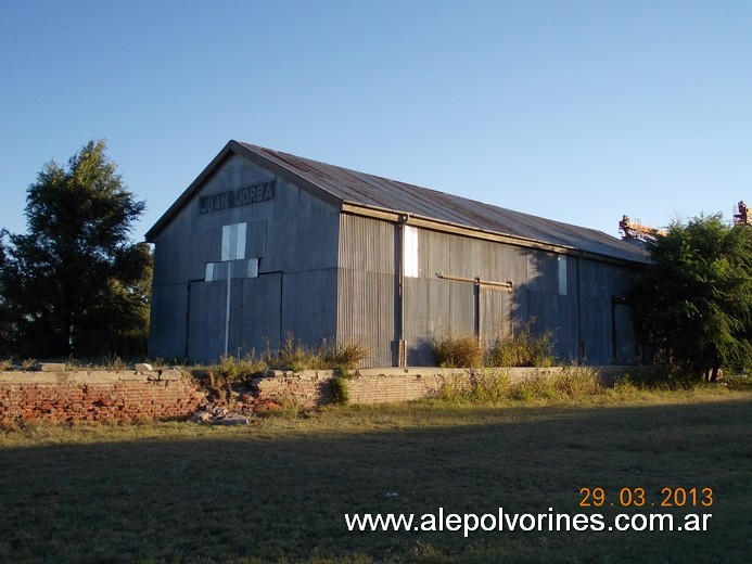 Foto: Estación Juan Jorba - Galpones ferrovarios - Juan Jorba (San Luis), Argentina