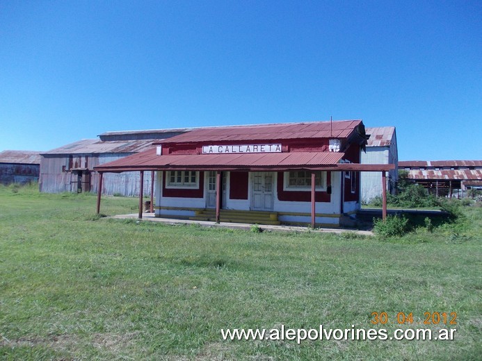 Foto: Estación La Gallareta - La Gallareta (Santa Fe), Argentina