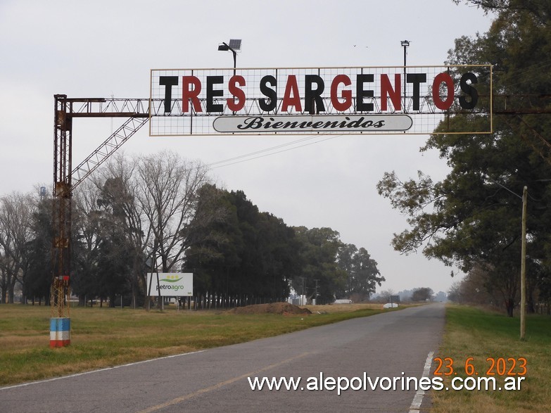 Foto: Tres Sargentos - Acceso - Tres Sargentos (Buenos Aires), Argentina