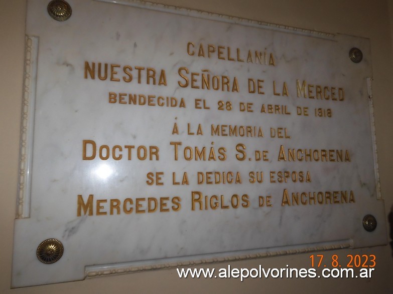 Foto: Tomas Anchorena - Iglesia NS de la Merced - Tomas Manuel Anchorena (La Pampa), Argentina