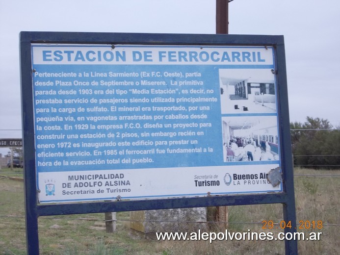 Foto: Estación Epecuen - Epecuen (Buenos Aires), Argentina