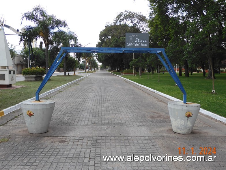 Foto: San Carlos Sud - Plaza 27 de Septiembre - Paseo Egidio Ferrari - San Carlos Sud (Santa Fe), Argentina