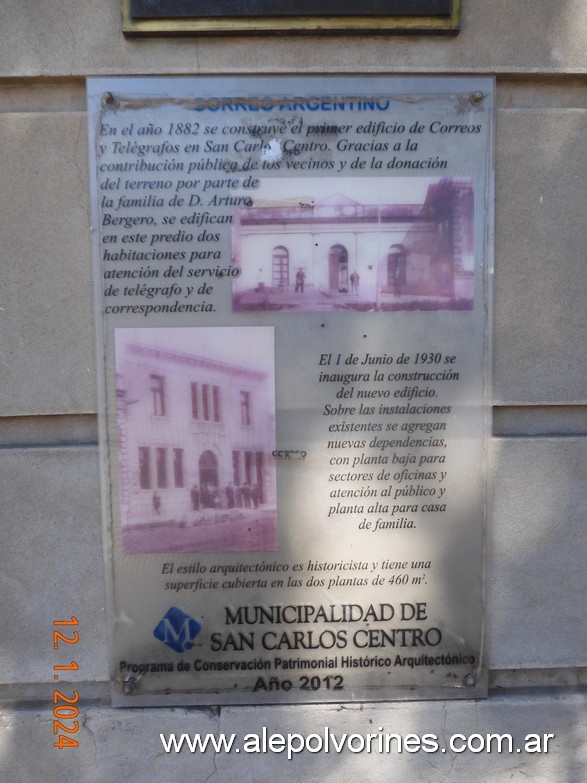 Foto: San Carlos Centro - Correo - San Carlos Centro (Santa Fe), Argentina