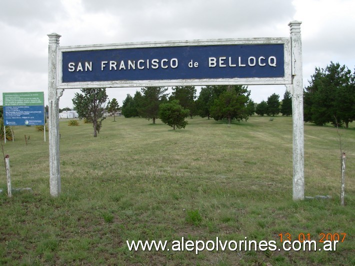 Foto: Estación San Francisco de Bellocq - San Francisco de Bellocq (Buenos Aires), Argentina