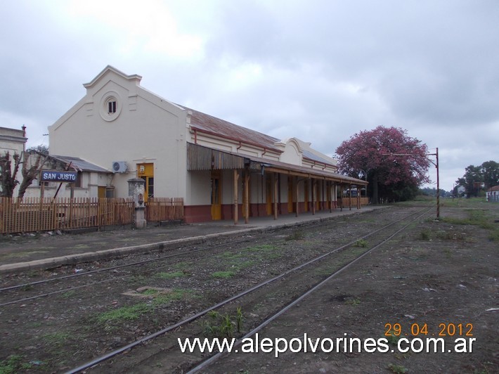 Foto: Estación San Justo FCCNA - San Justo (Santa Fe), Argentina