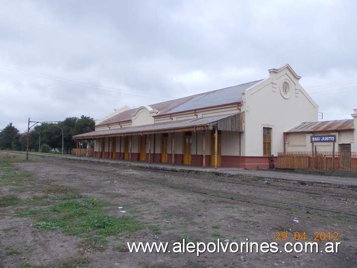 Foto: Estación San Justo FCCNA - San Justo (Santa Fe), Argentina