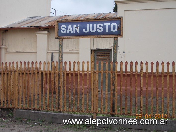 Foto: Estación San Justo FCCNA - San Justo (Santa Fe), Argentina