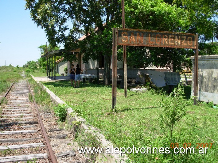 Foto: Estación San Lorenzo FCNEA - Saladas (Corrientes), Argentina