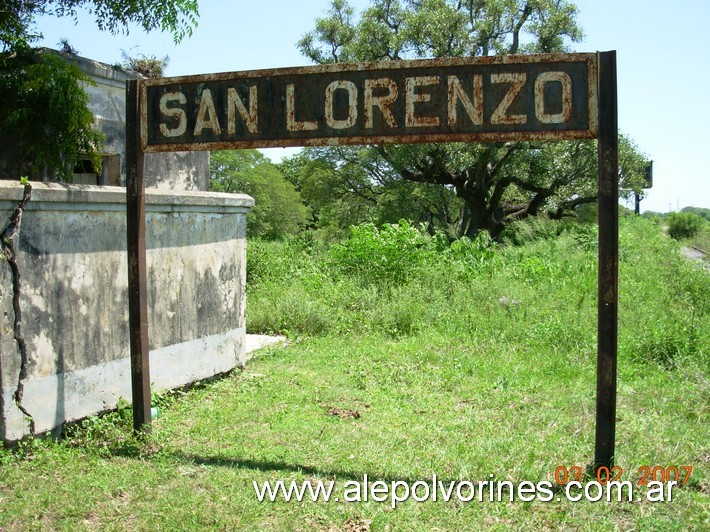 Foto: Estación San Lorenzo FCNEA - Saladas (Corrientes), Argentina