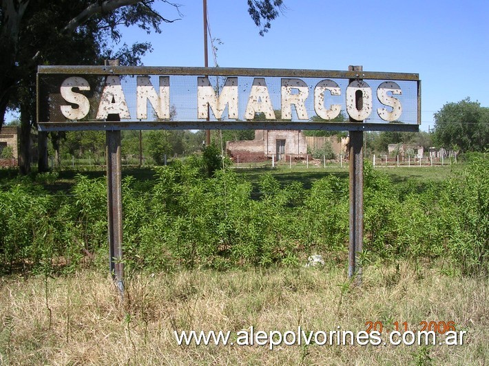 Foto: Estación San Marcos - San Marcos (Córdoba), Argentina