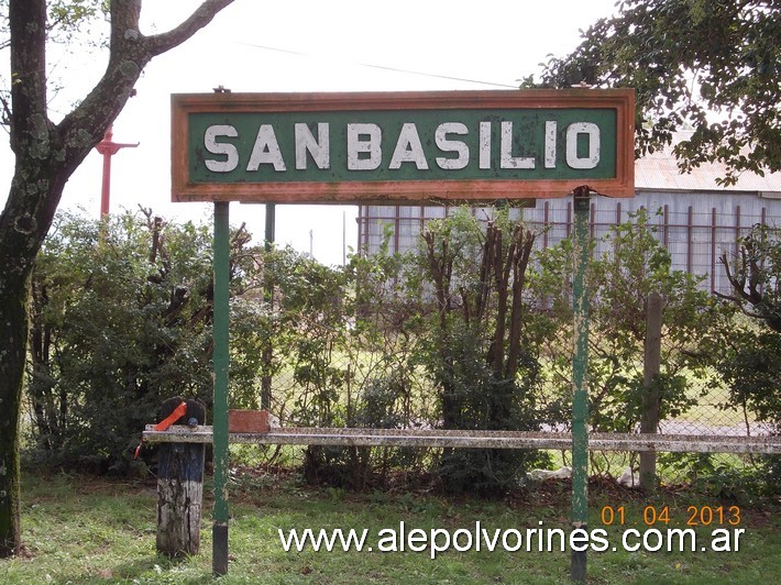 Foto: Estación San Basilio - San Basilio (Córdoba), Argentina