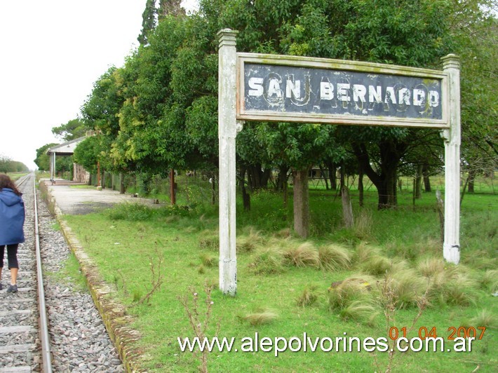 Foto: Estación San Bernardo - San Bernardo (Buenos Aires), Argentina